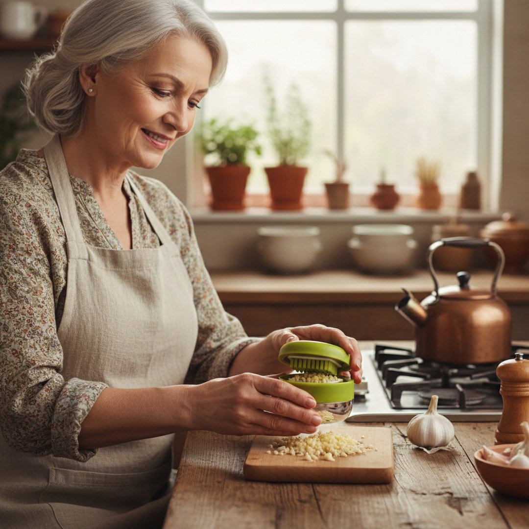 garlic press tool