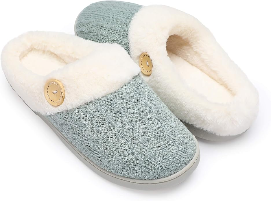 close-up of house slippers
