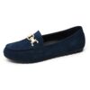 Navy Blue Suede
