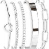 Silver-cz set