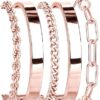 Rose Gold-cuff set