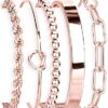 Rose Gold-beaded set