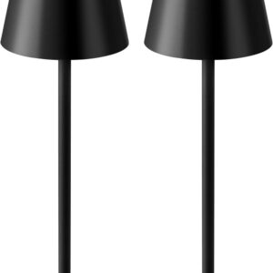KDG Cordless Table Lamps, Rechargeable Portable LED Desk Lamps, 2 Pack