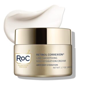 RoC Retinol Correxion Max Daily Hydration Face Moisturizer, Hyaluronic Acid, Anti-Aging Cream