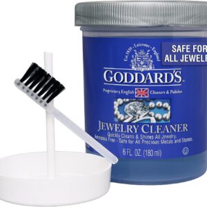 Goddard's Jewelry Cleaner Solution, Safe for All Metals & Gemstones