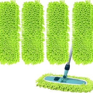 SureOBliss 4PCS 13''~16'' Microfiber Dust Mop Pads Compatible with Leifheit 55210